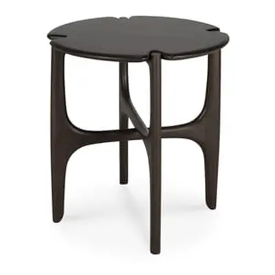 Ethnicraft - Table d'appoint PI - Marron - Acajou massif teinté - Designer Alain van Havre