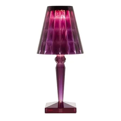 Kartell - Lampe extérieur sans fil rechargeable Battery - Violet - PMMA - Designer Ferruccio Lav