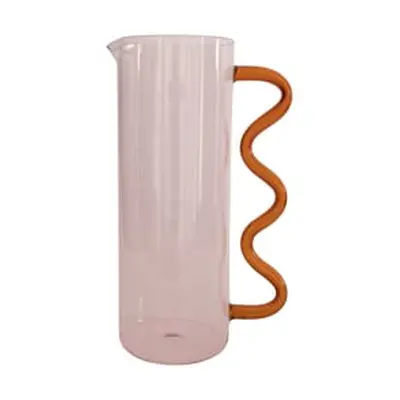 Sophie Lou Jacobsen - Carafe Wave - Rose - Verre borosilicaté - Designer Sophie Lou Jacobsen