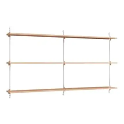 MOEBE - Etagère Wall Shelving - Bois naturel - MDF placage chêne