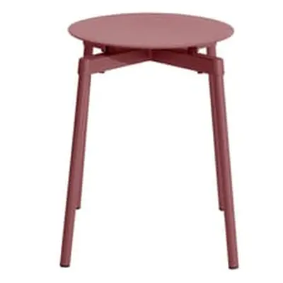 Petite Friture - Tabouret empilable Fromme - Rouge - Aluminium - Designer Tom Chung