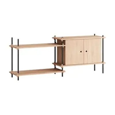 MOEBE - Etagère Shelving System - Bois naturel - MDF placage chêne