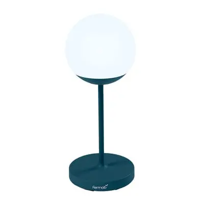 Fermob - Lampe extérieur sans fil rechargeable Mooon - Bleu - Polyéthylène - Designer Tristan Lo