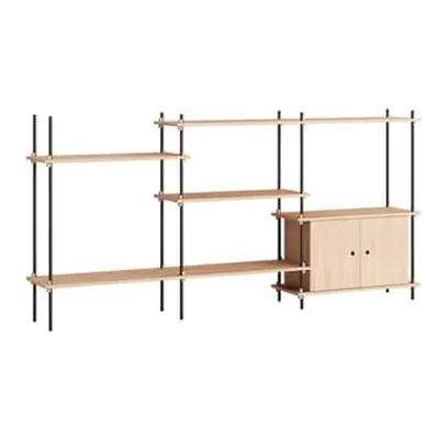 MOEBE - Etagère Shelving System - Bois naturel - MDF placage chêne