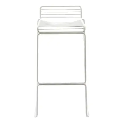 Hay - Tabouret haut empilable Hee - Blanc - Acier laqué - Designer Hee Welling