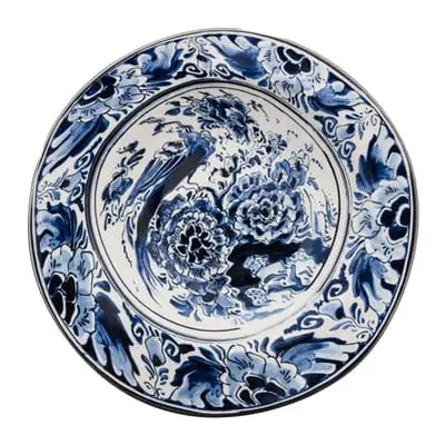 Diesel living with Seletti - Assiette creuse Classic on acid - Bleu - Porcelaine fine - Designer