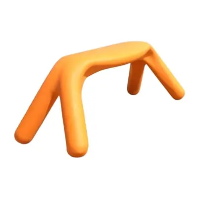 Slide - Banc Atlas - Orange - polyéthène recyclable - Designer Giorgio Biscaro