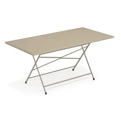 Emu - Table rectangulaire Arc en Ciel - Beige - Acier verni