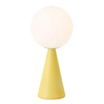 Fontana Arte - Lampe de table Bilia - Jaune - Verre soufflé satiné - Designer Gio Ponti