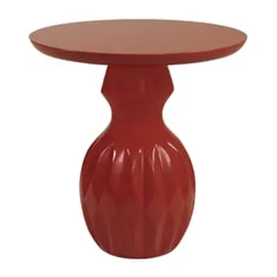 POPUS EDITIONS - Table d'appoint Tables - Rouge - Fibre de verre laquée - Designer Fanny Gicquel