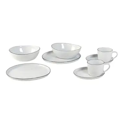 BROSTE COPENHAGEN - Set vaisselle Salt - Blanc - Porcelaine émaillée