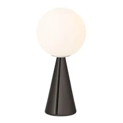 Fontana Arte - Lampe de table Bilia - Noir - Verre soufflé satiné - Designer Gio Ponti