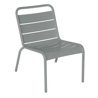 Fermob - Chaise lounge Luxembourg - Gris - Aluminium - Designer Frédéric Sofia