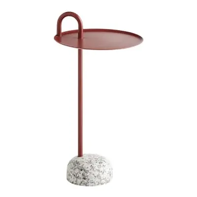 Hay - Table d'appoint Bowler - Rouge - Acier laqué époxy - Designer Shane Schneck