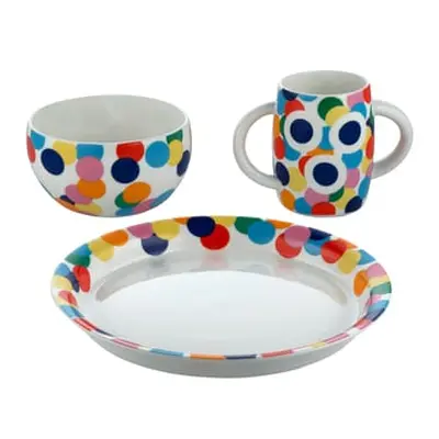 Alessi - Set vaisselle enfant Kids - Multicolore - Porcelaine - Designer Alessandro Mendini