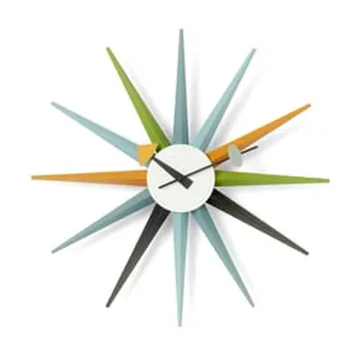 Vitra - Horloge Nelson Clock - Multicolore - Bois massif peint - Designer George Nelson