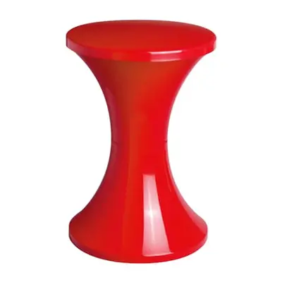 Stamp Edition - Tabouret Tabouret Tam Tam - Rouge - Polypropylène opaque - Designer Henry Masson