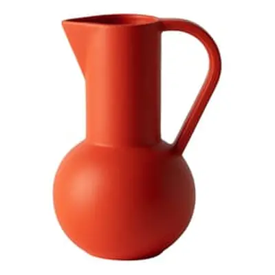 Raawii - Carafe Strøm - Orange - Céramique émaillé - Designer Nicholai Wiig-Hansen