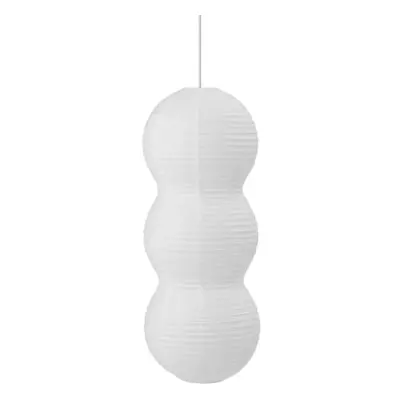 Normann Copenhagen - Abat-jour Puff - Blanc - Papier de riz - Designer Saskia Huebner