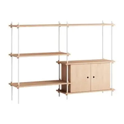 MOEBE - Etagère Shelving System - Bois naturel - MDF placage chêne