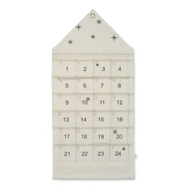 Ferm Living - Calendrier de l'avent Noël - Beige - Coton - Designer Trine Andersen