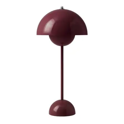 &tradition - Lampe de table FlowerPot - Violet - Acier laqué - Designer Verner Panton