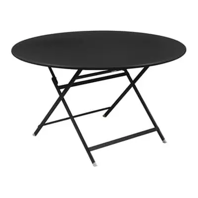 Fermob - Table ronde Caractère - Noir - Acier peint - Designer Studio Fermob