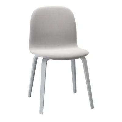 Muuto - Chaise rembourrée Visu - Gris - Tissu Kvadrat - Designer Mika Tolvanen