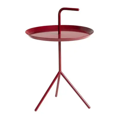 Hay - Table basse Don't Leave Me - Rouge - Acier laqué - Designer Thomas Bentzen