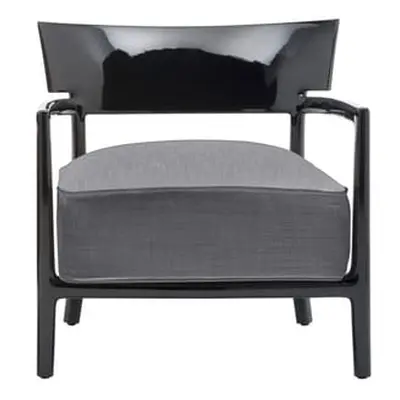 Kartell - Fauteuil rembourré Cara - Noir - Polyuréthane - Designer Sergio Schito