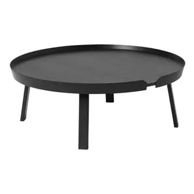 Muuto - Table basse Around - Noir - Frêne teinté - Designer Thomas Bentzen