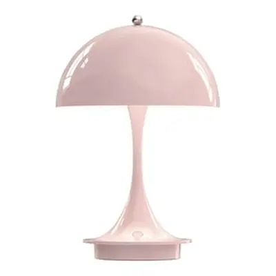 Louis Poulsen - Lampe extérieur sans fil rechargeable Panthella - Rose - Acier embouti - Designe