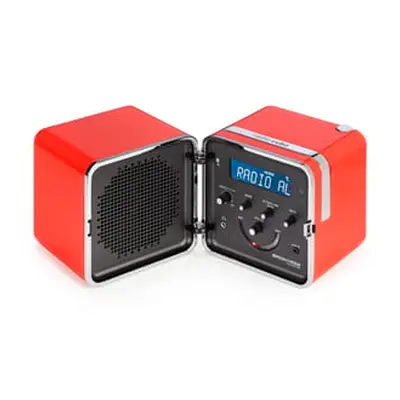 Brionvega - Enceinte Bluetooth portable Cubo - Orange - ABS - Designer Richard Sapper