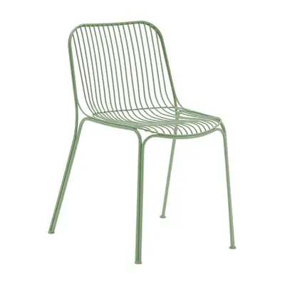 Kartell - Chaise HiRay - Vert - Acier zingué peint - Designer Ludovica & Roberto Palomba