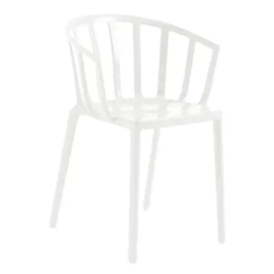 Kartell - Fauteuil empilable Generic - Blanc - Polycarbonate - Designer Philippe Starck