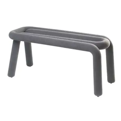 Moustache - Banc rembourré Bold - Gris - Mousse - Designer Big Game