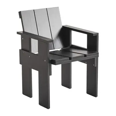 Hay - Fauteuil de repas Crate - Noir - Pin massif - Designer Gerrit Rietveld