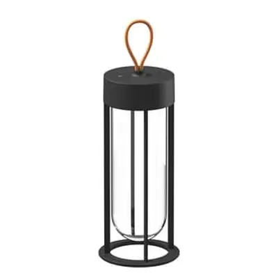 Flos - Lampe extérieur sans fil rechargeable In Vitro - Noir - Verre borosilicaté - Designer Phi