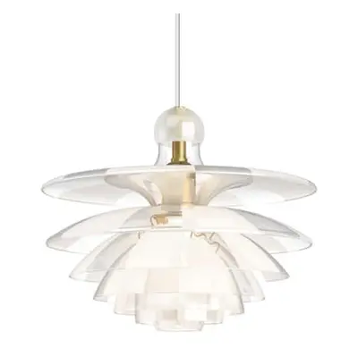 Louis Poulsen - Suspension Septima - Transparent - Laiton - Designer Poul Henningsen