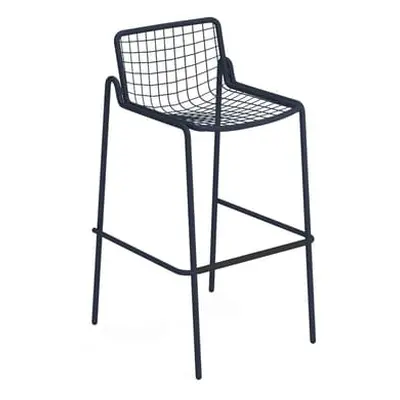 Emu - Tabouret haut empilable Rio R50 - Bleu - Acier - Designer Anton Cristell