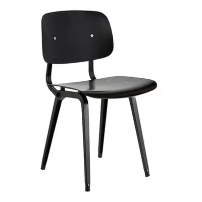 Hay - Chaise Revolt - Noir - ABS recyclé - Designer Friso Kramer