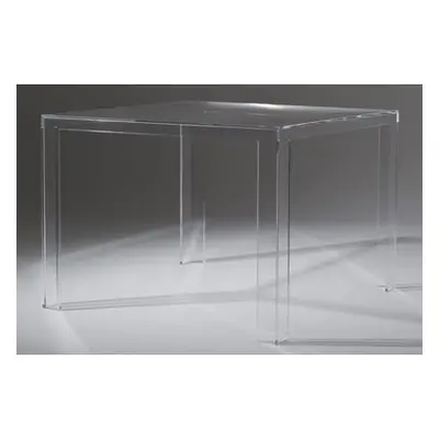 Kartell - Table carrée Invisibles - Transparent - PMMA - Designer Tokujin Yoshioka