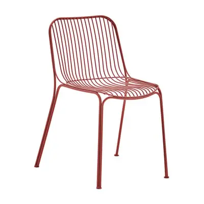 Kartell - Chaise HiRay - Rouge - Acier zingué peint - Designer Ludovica & Roberto Palomba