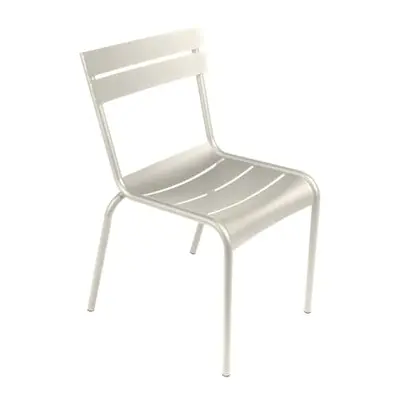 Fermob - Chaise empilable Luxembourg - Gris - Aluminium laqué - Designer Frédéric Sofia