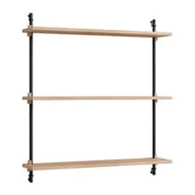 MOEBE - Etagère Wall Shelving - Bois naturel - MDF placage chêne