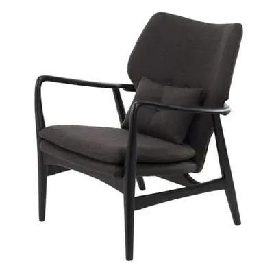 Pols Potten - Fauteuil rembourré Fauteuil bois - Gris - Frêne massif peint