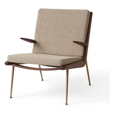 &tradition - Fauteuil lounge Boomerang - Bois naturel - Mousse HR - Designer Orla Mølgaard-Niels