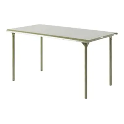 Tolix - Table rectangulaire Patio - Vert - Acier inoxydable - Designer Studio Pauline Deltour