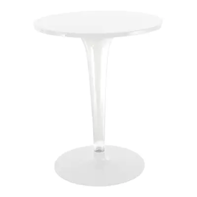 Kartell - Table ronde Top Top - Blanc - Mélamine - Designer Philippe Starck