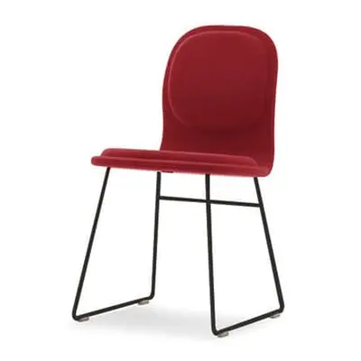 Cappellini - Chaise rembourrée Hi pad - Rouge - Mousse polyuréthane - Designer Jasper Morrison